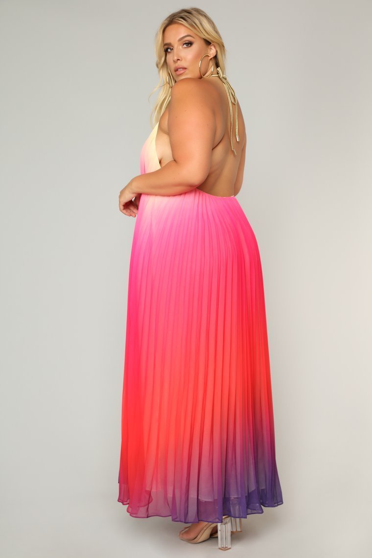 Sunset Ombre Dress - Multi