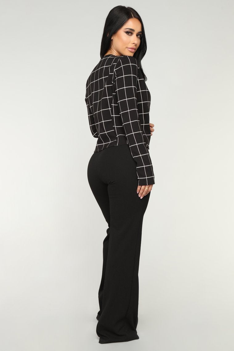 On The Line Blazer - Black