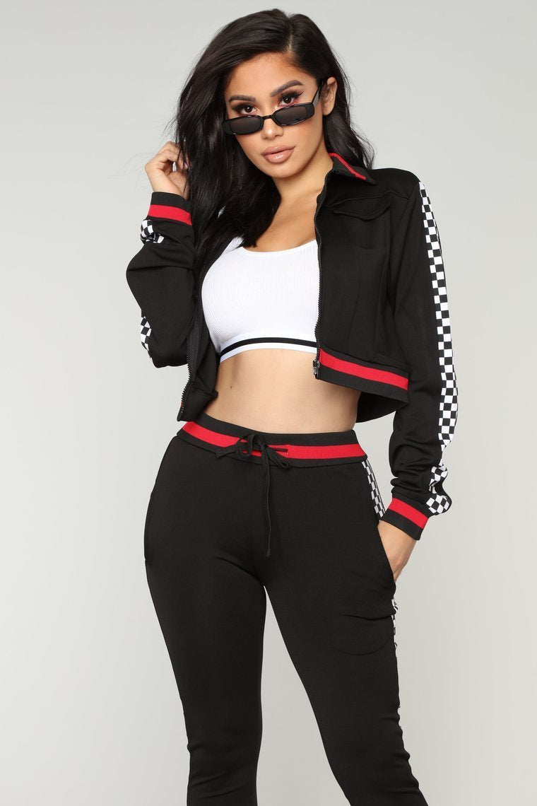 Race Me There Jacket - Black