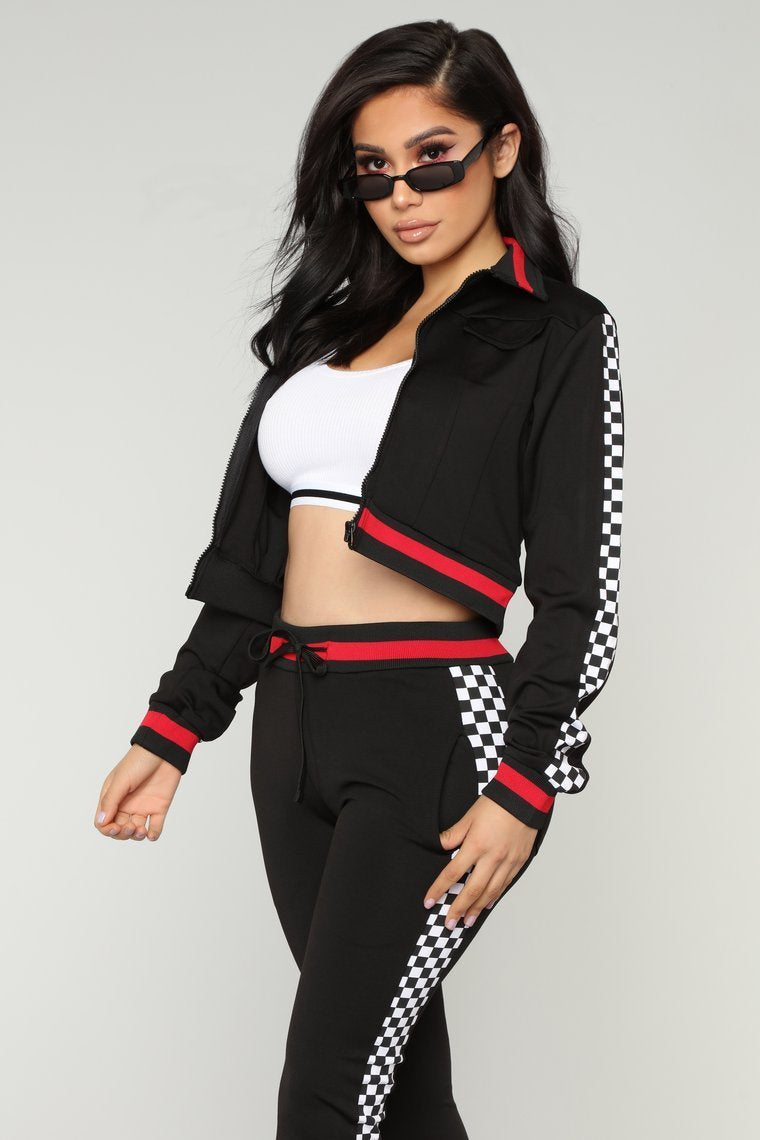 Race Me There Jacket - Black