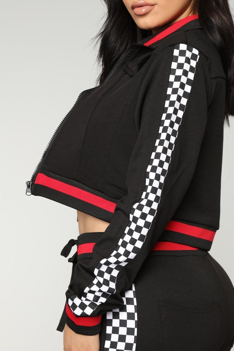 Race Me There Jacket - Black