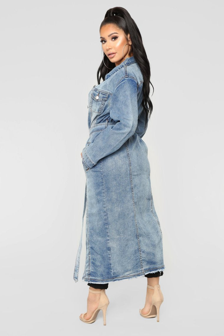 Jacket Denim facilement amusé - Denim