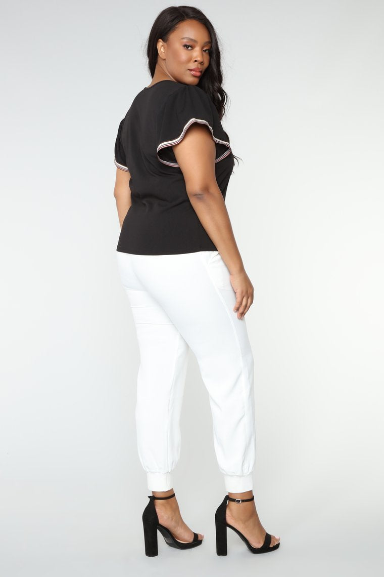 Leyle Jogger Pant - White