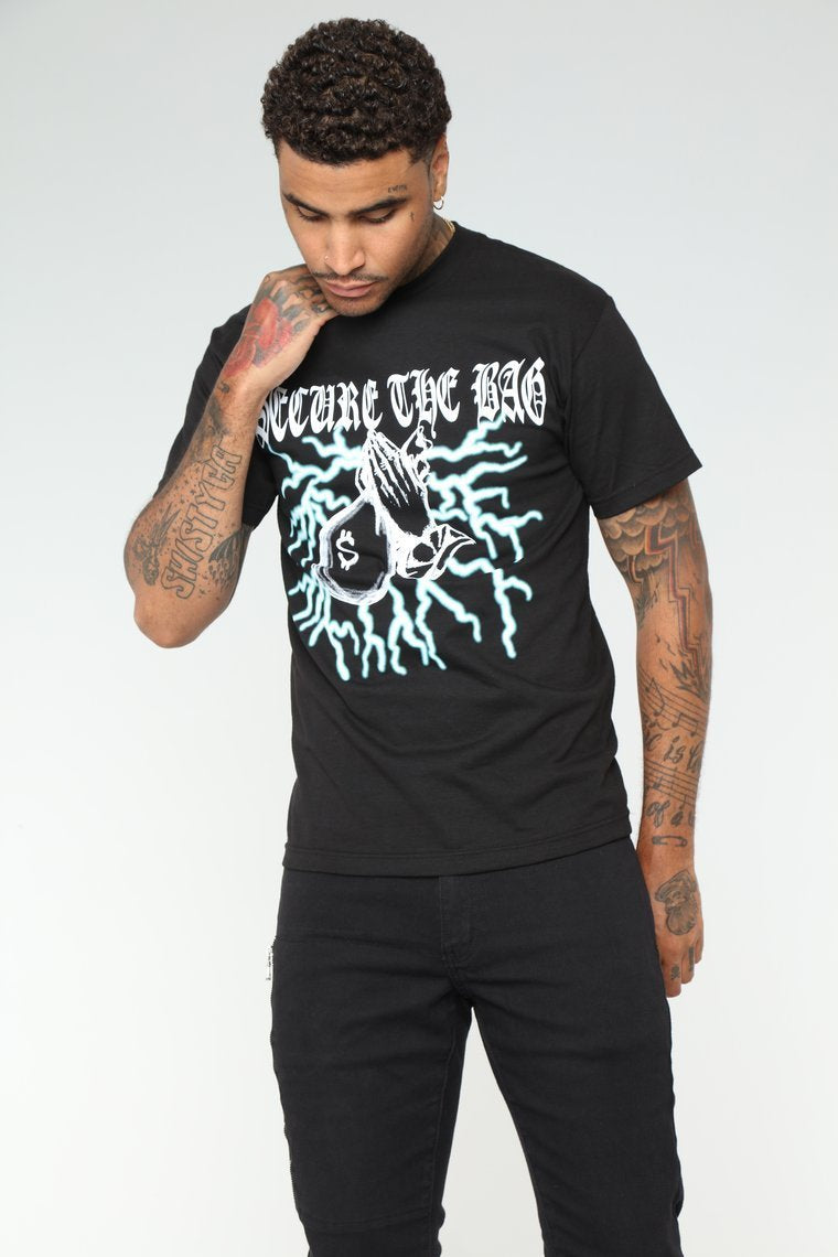 Secure The Bag Tee - Black