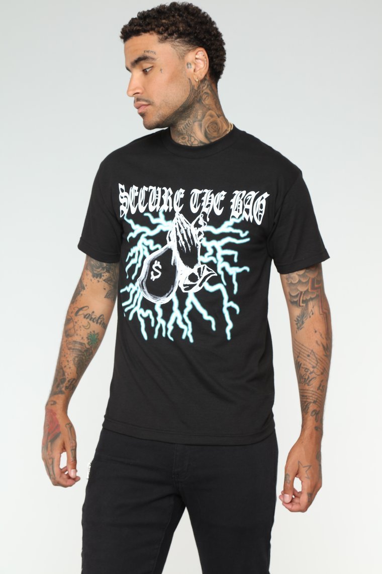Secure The Bag Tee - Black