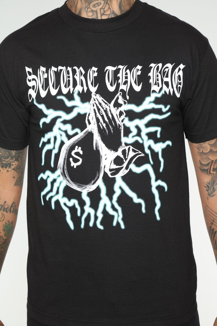 Secure The Bag Tee - Black