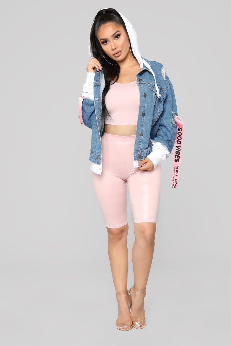 LA State Of Mind Denim Jacket - Medium Blue Wash
