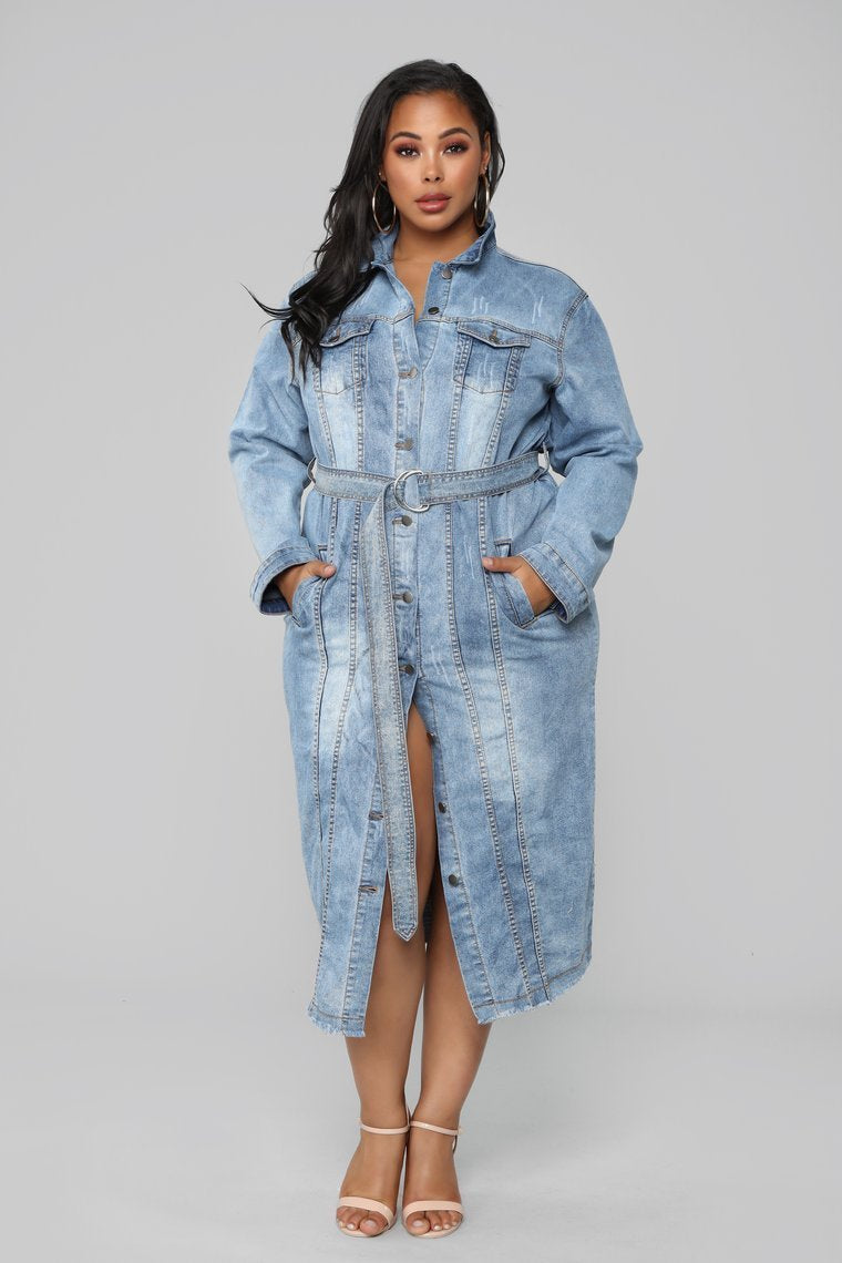 Jacket Denim facilement amusé - Denim