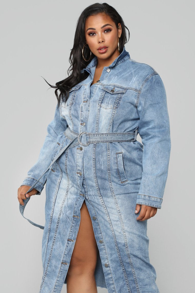 Jacket Denim facilement amusé - Denim