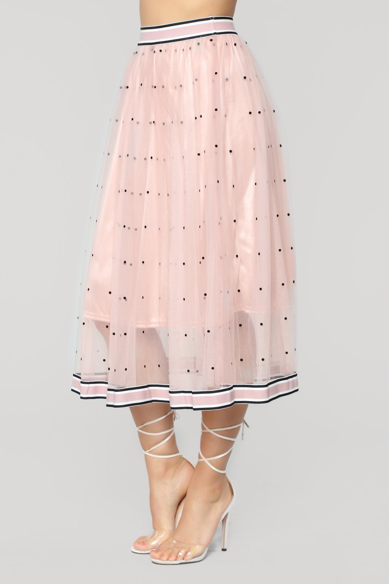 Semira Midi Skirt - Mauve