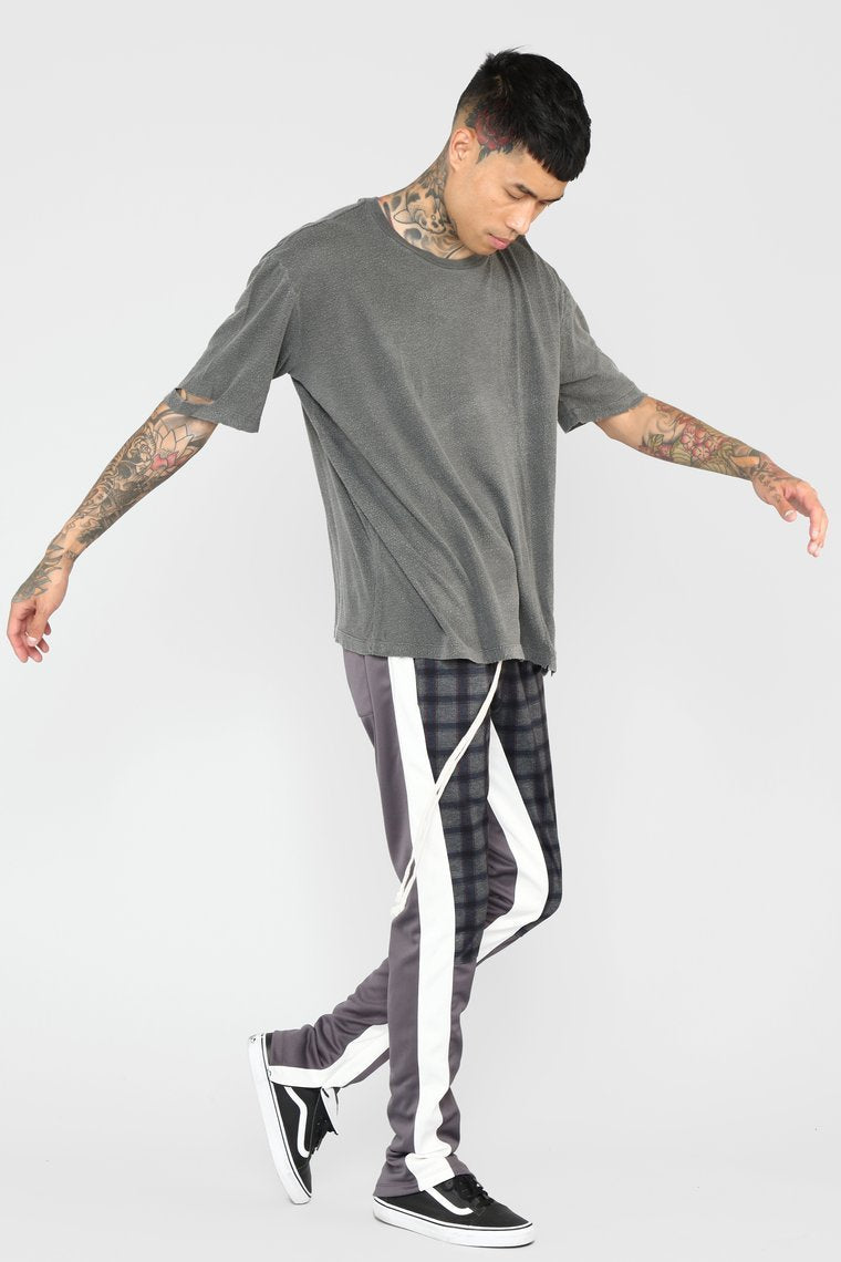 Concord Track Pants - Charcoal