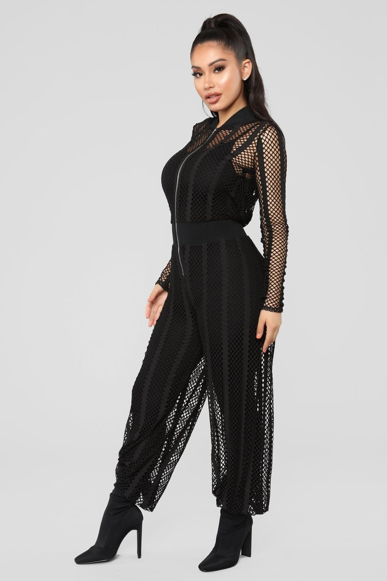 Combinaison Holy Moly Mesh-Noir