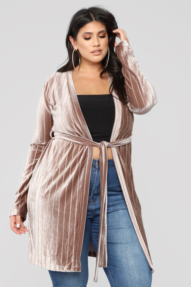 Strut My Stuff Duster - Mauve
