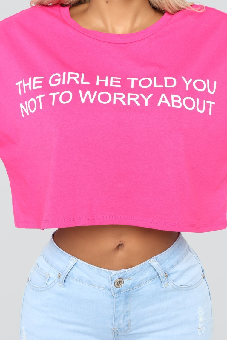Your Competition Crop Top - Hot Pink