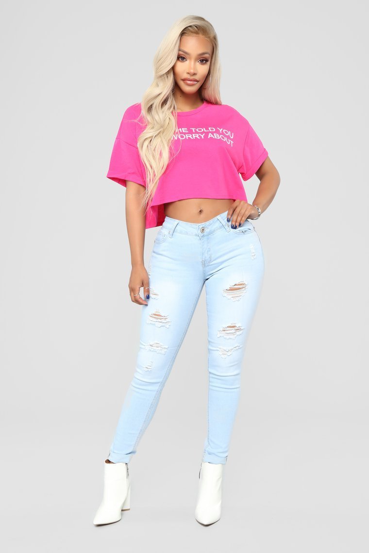 Your Competition Crop Top - Hot Pink
