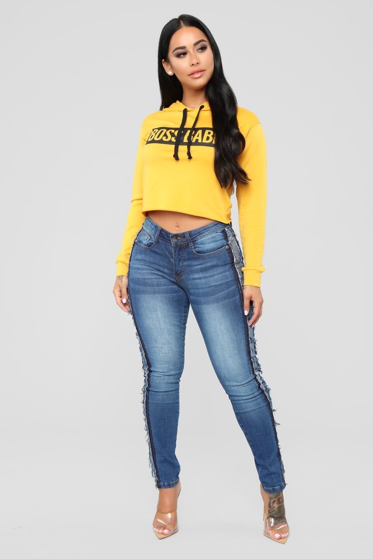 Boss Babe Hoodie - Moutarde
