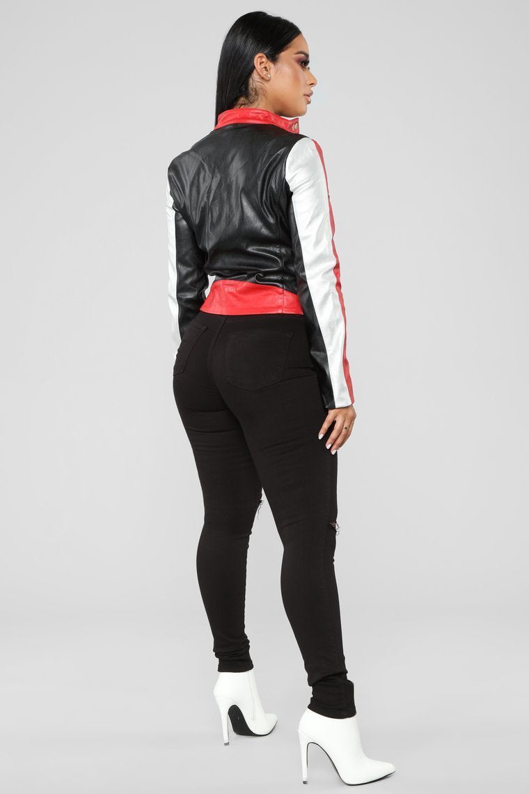Not Your Average Colorblock Jacket - Multicolor