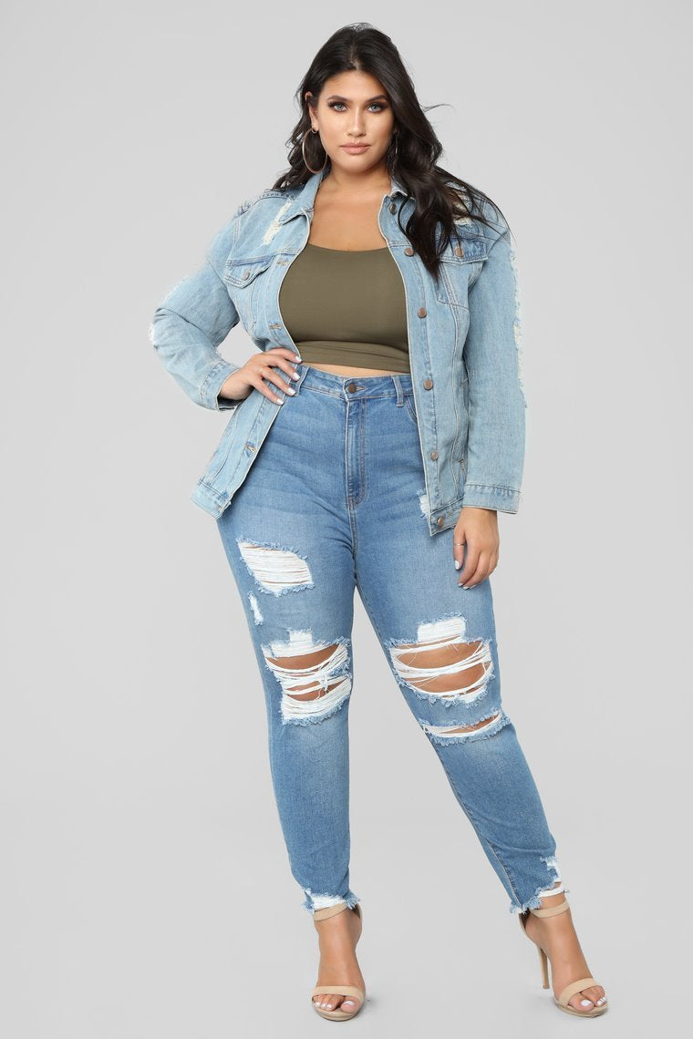 Stereo Love Denim Jacket - Vintage