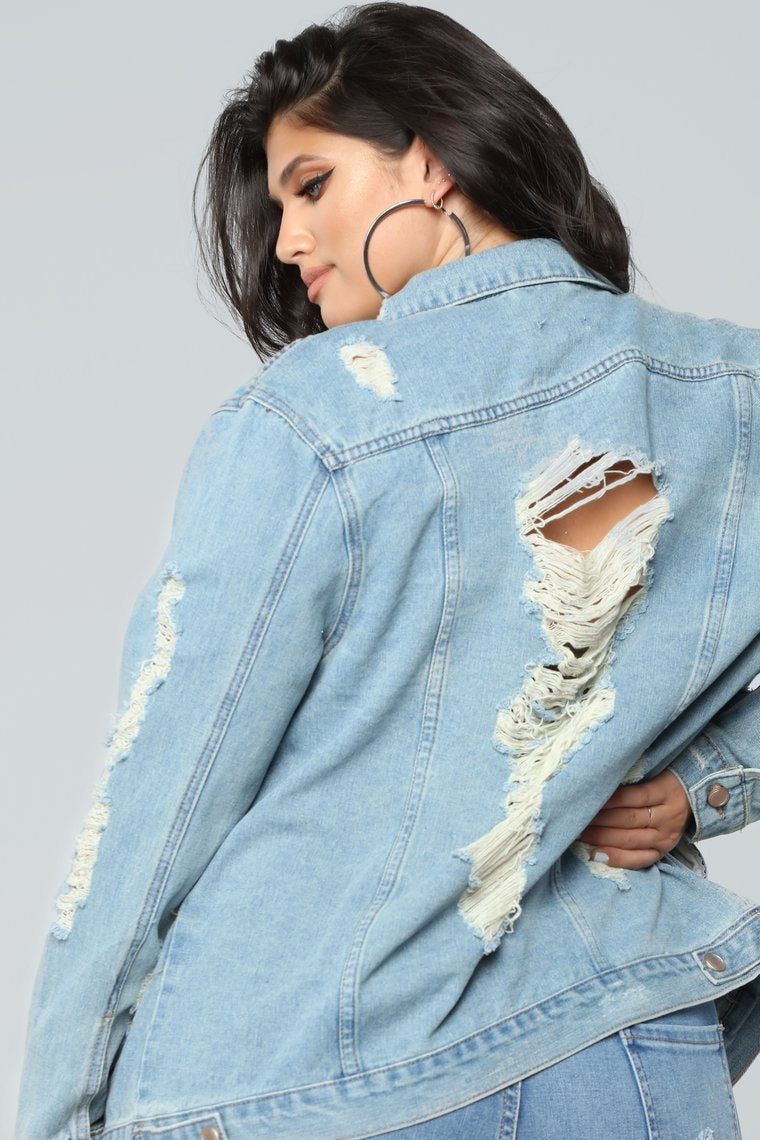 Stereo Love Denim Jacket - Vintage