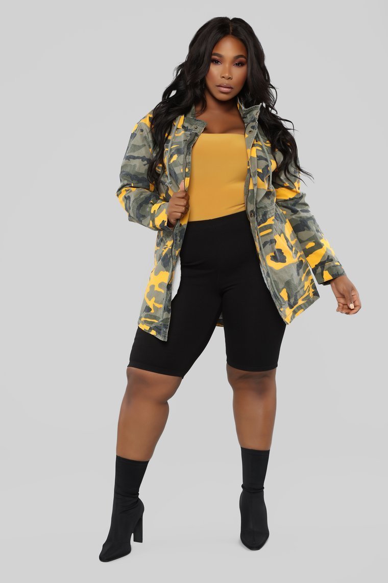 Hide And Play Jacket - Yellow Camo