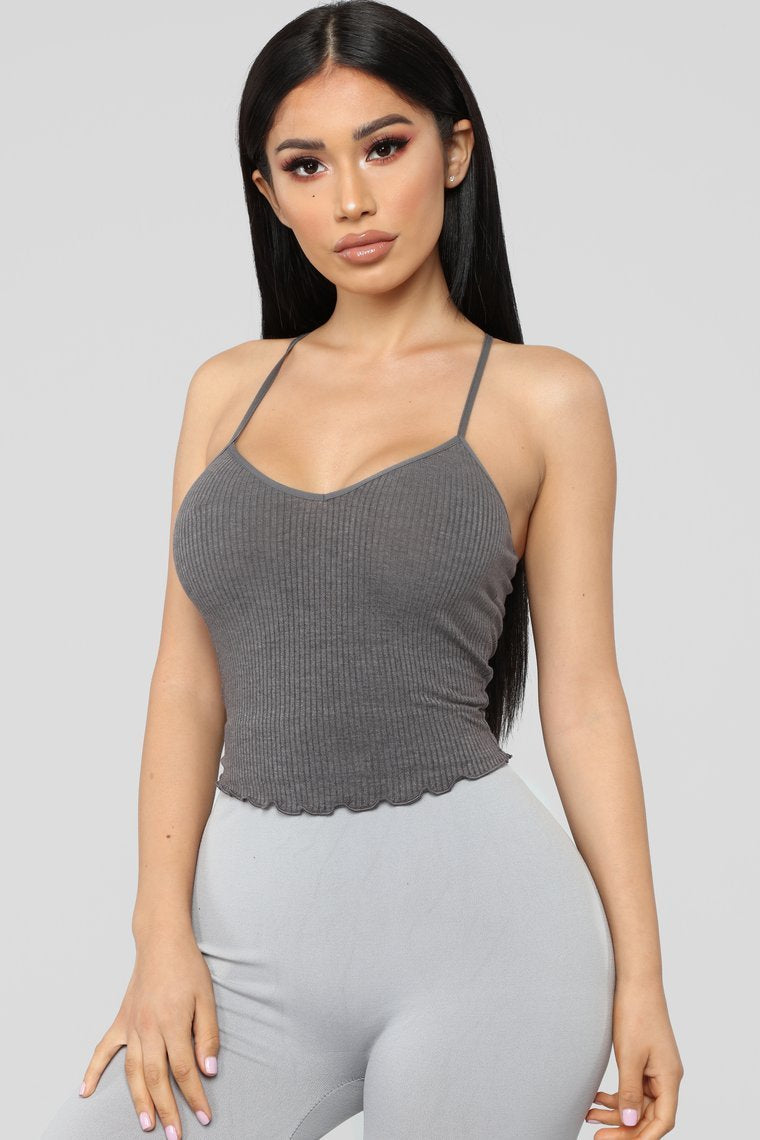 Above And Beyond Tank Top - Charcoal