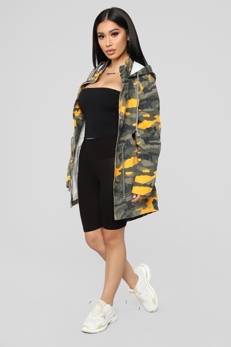 Hide And Play Jacket - Yellow Camo