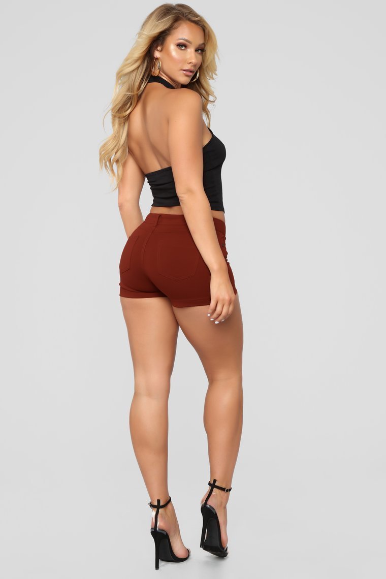 Riley Shorts-Rust