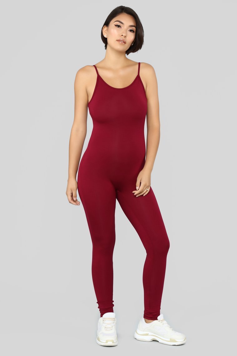 Nova Season Jumpsuit - Burgundy