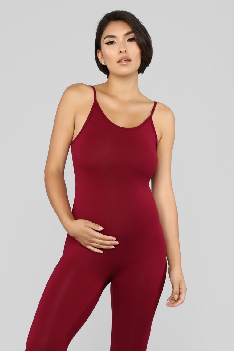Nova Season Jumpsuit - Burgundy