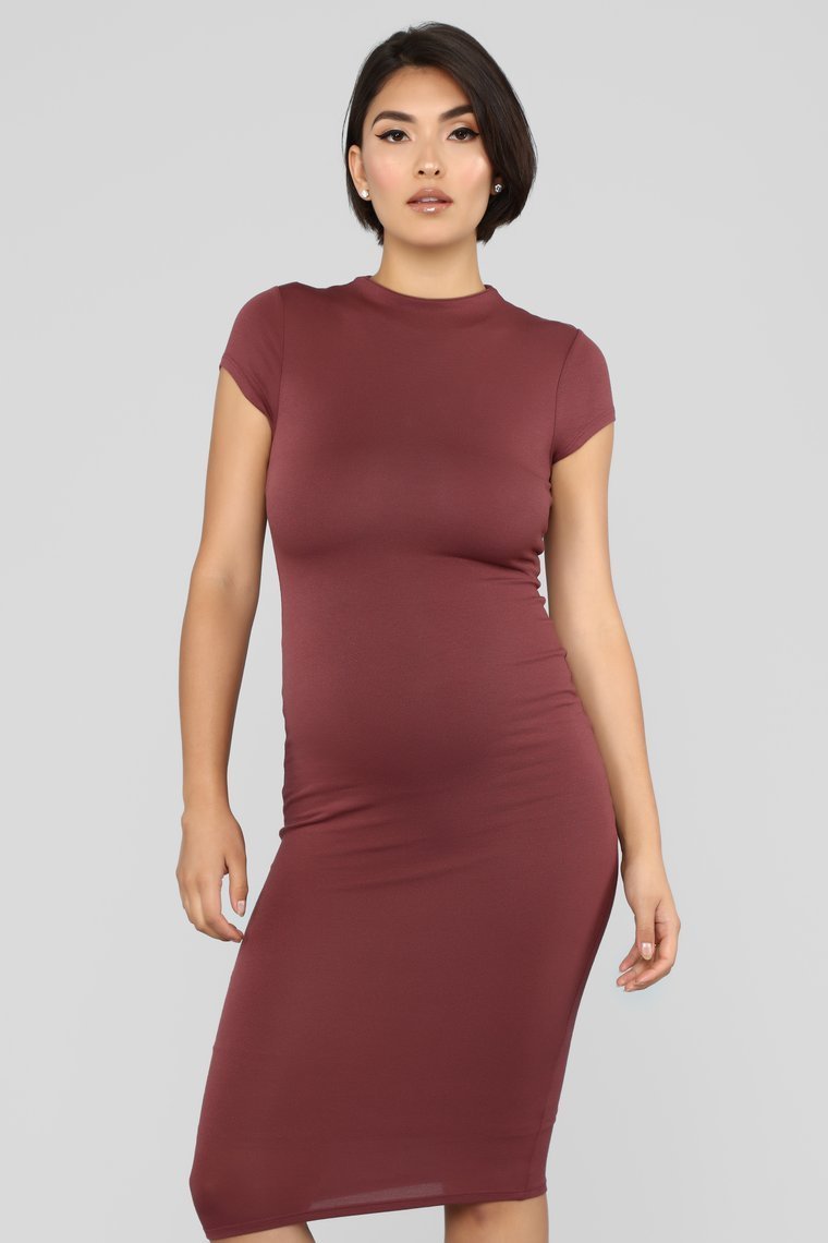 Jojo Dress - Red Brown
