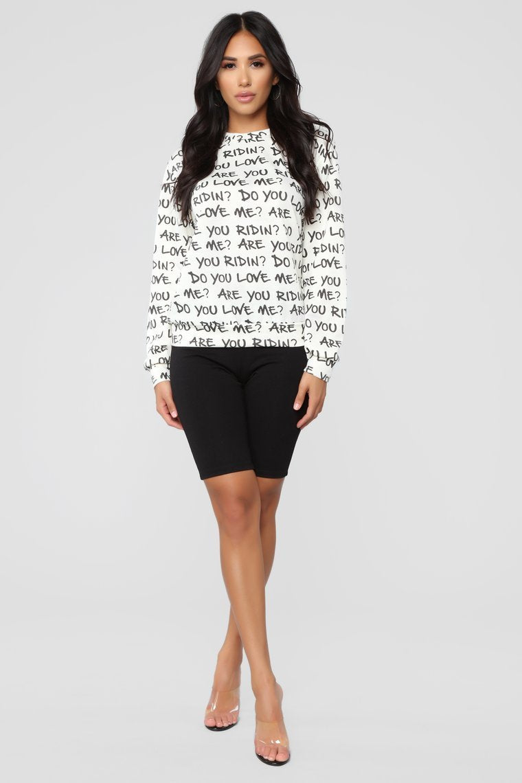Keke Sweatshirt - Ivory Combo