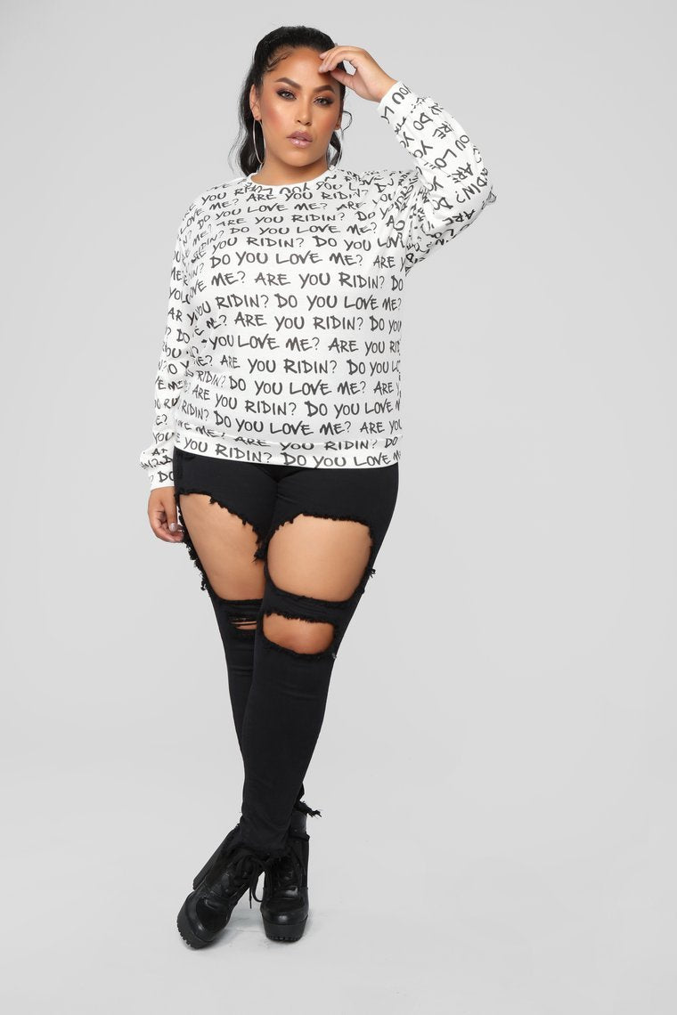 Keke Sweatshirt - Ivory Combo