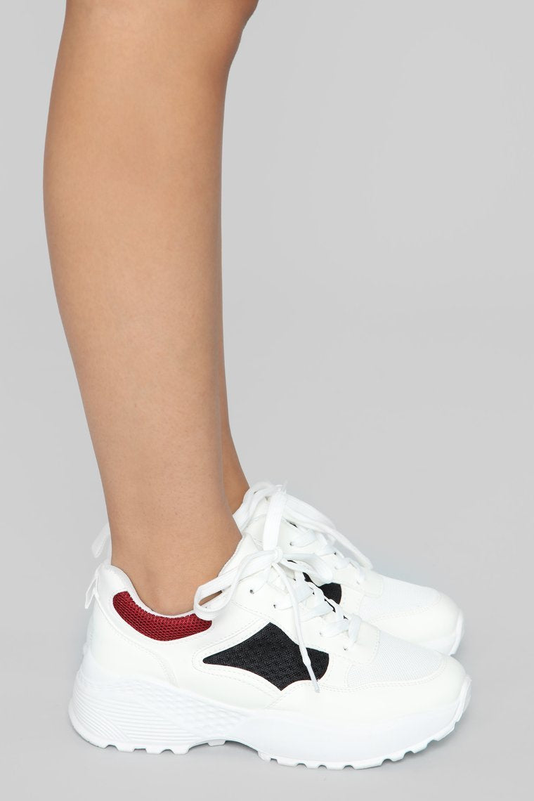 Won't Go Home Without You Sneaker - Black/Combo