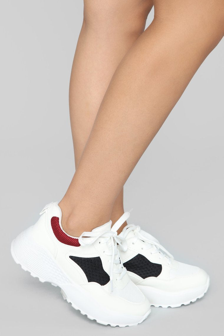 Won't Go Home Without You Sneaker - Black/Combo