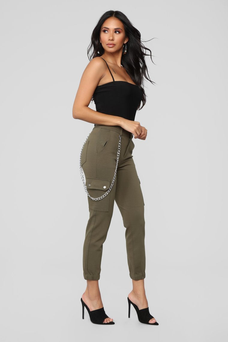 Rowan Ponte Joggers - Olive