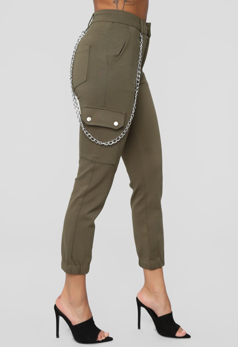 Rowan Ponte Joggers - Olive