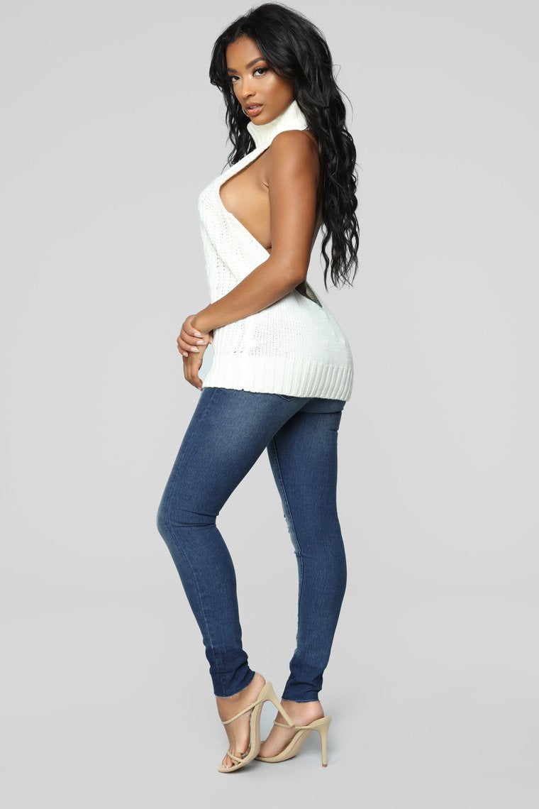 Sweet Bella Sweater - White