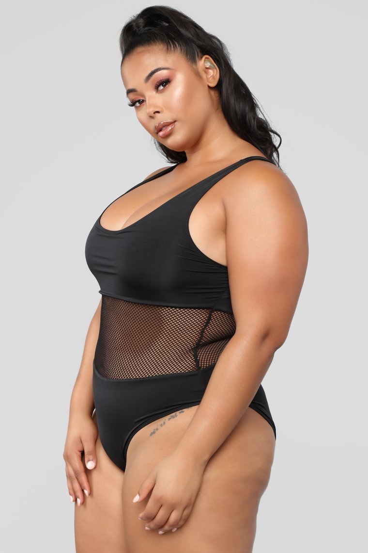 Waisted Swimsuit - Black