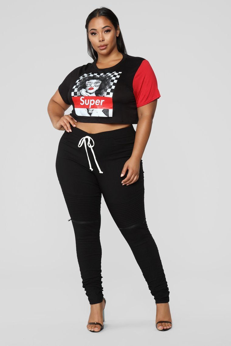 Pantalon de jogging moto Ride Or Die - Noir