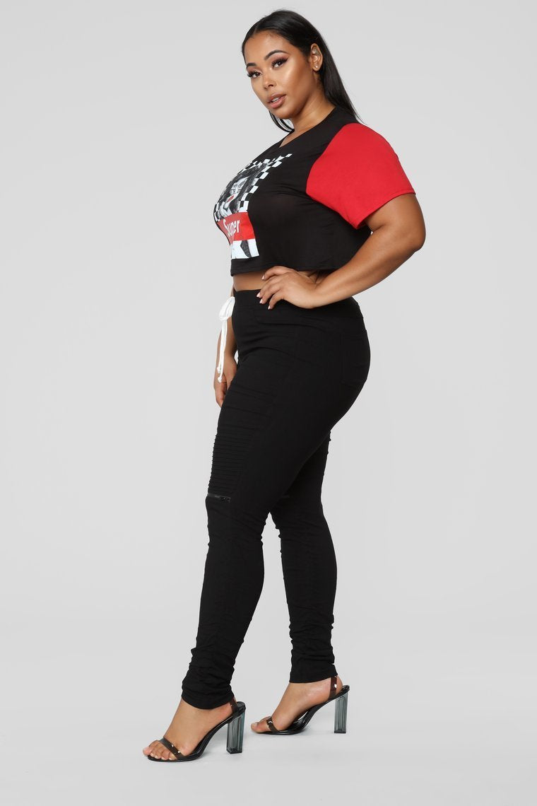 Pantalon de jogging moto Ride Or Die - Noir