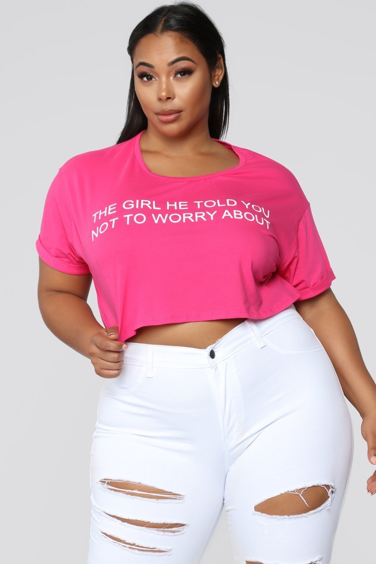 Your Competition Crop Top - Hot Pink