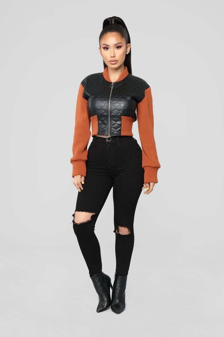 Veste Call Me First - Rouille / Combo