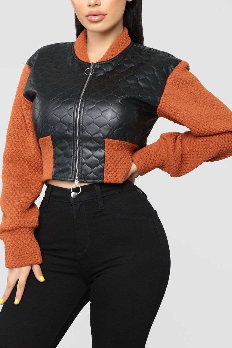 Veste Call Me First - Rouille / Combo