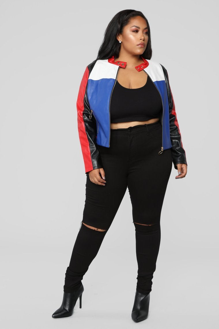 Not Your Average Colorblock Jacket - Multicolor