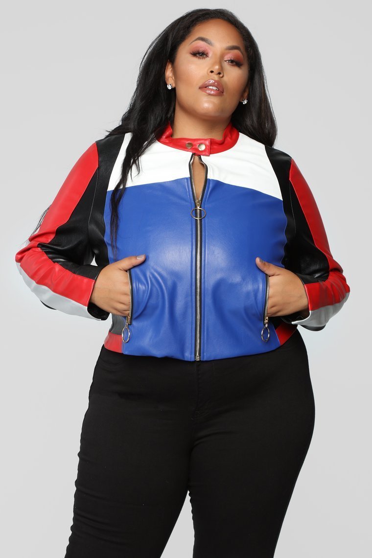 Not Your Average Colorblock Jacket - Multicolor