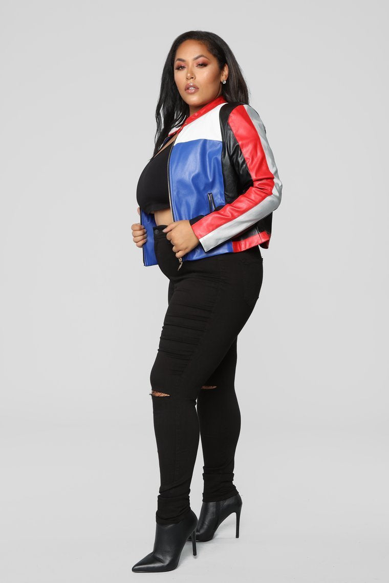 Not Your Average Colorblock Jacket - Multicolor