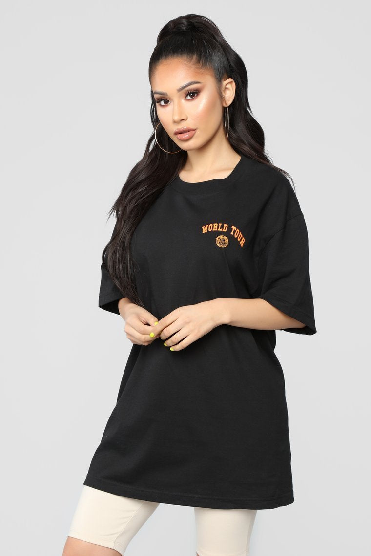 World Tour Tee - Black