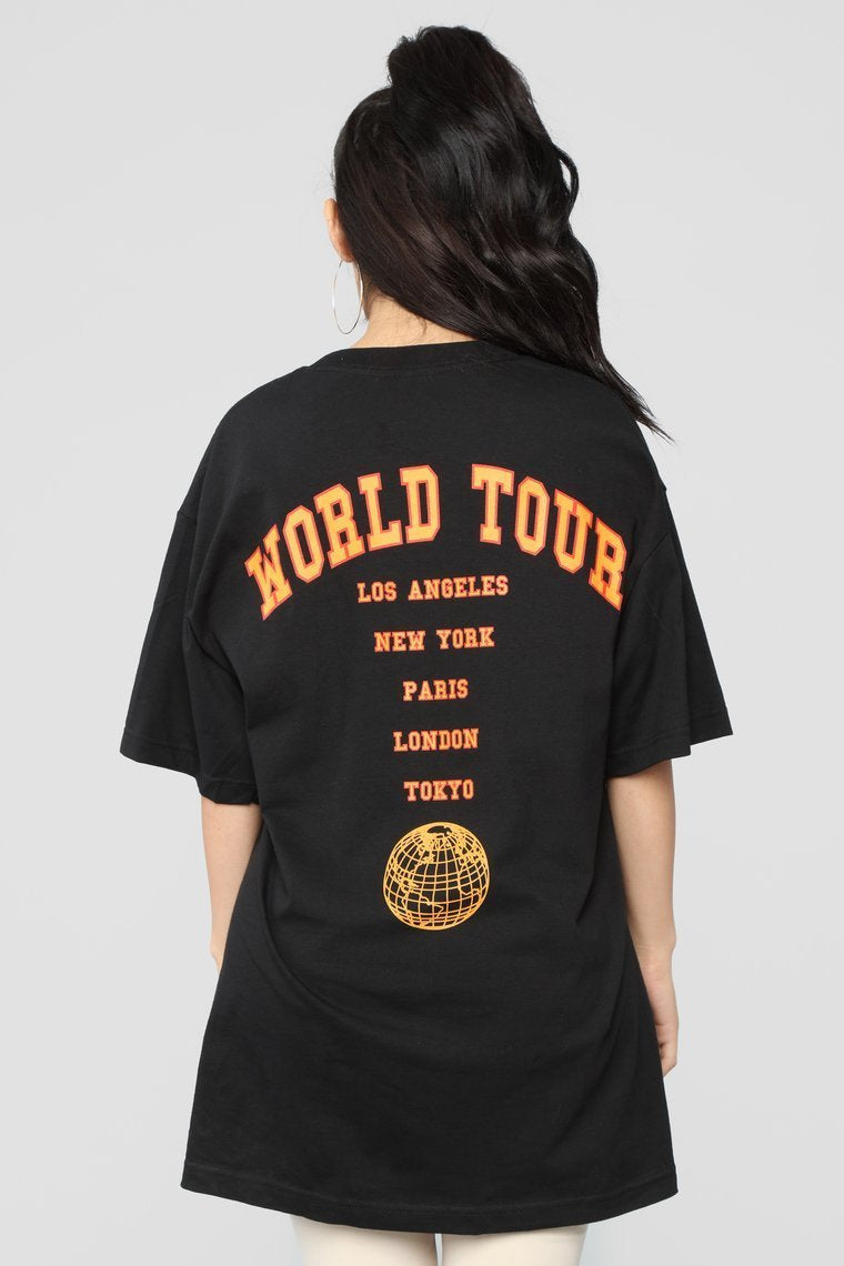 World Tour Tee - Black