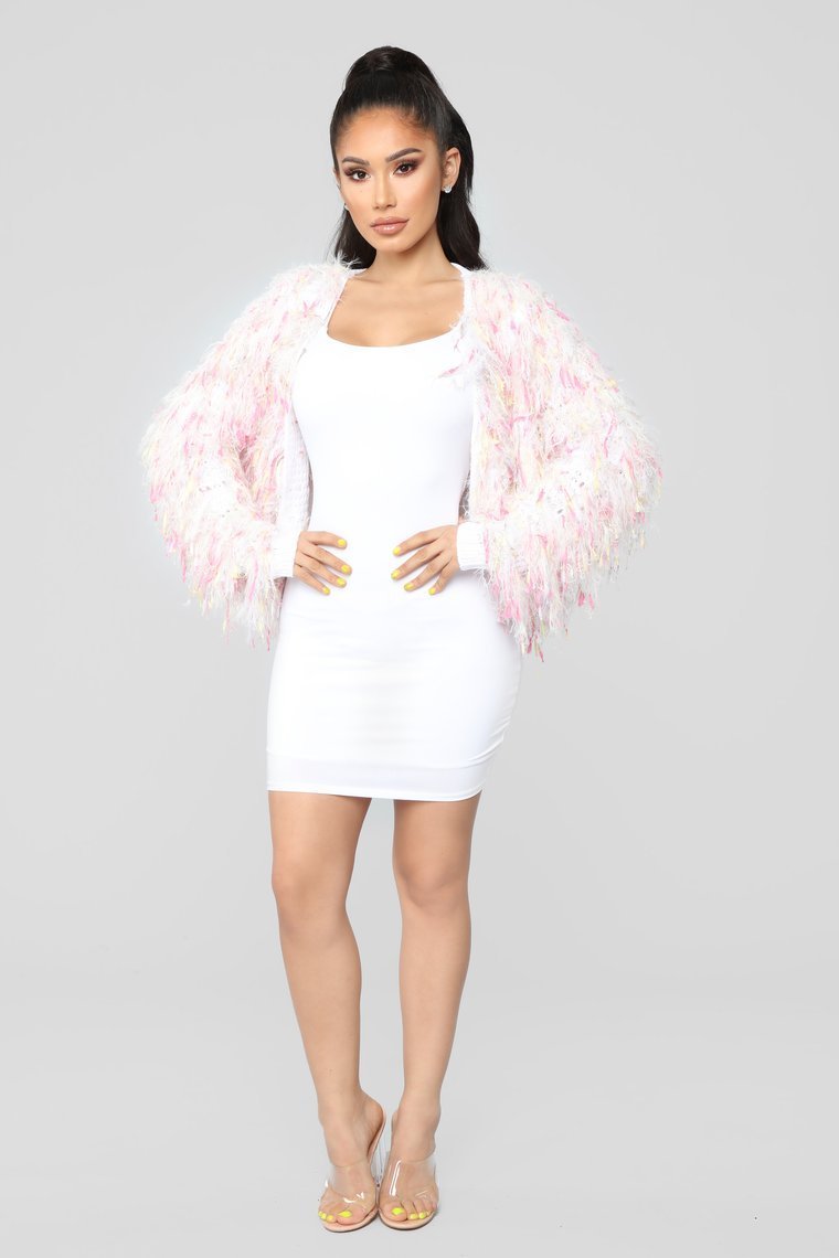 Love Is All We Need Cardigan II - White/Combo