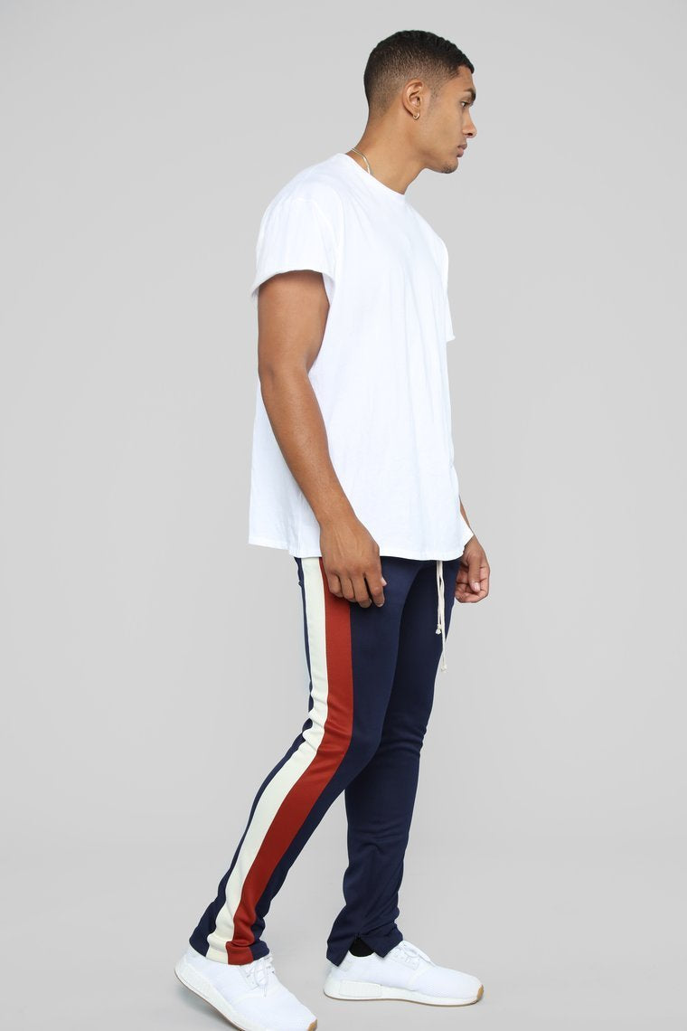 Retro V2 Track Pants - Navy/Combo
